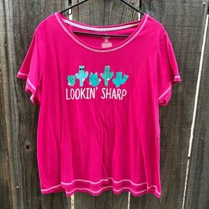 Cat Cactus tee shirt